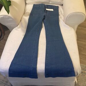 Vici Classic Blue Flare Jeans Newbury Kustom